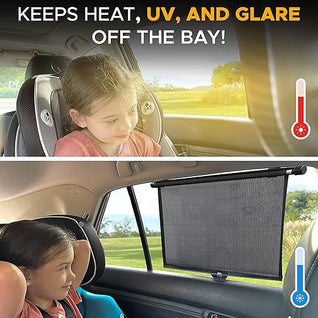 Retractable Window Roller Sunshade for Car & Room