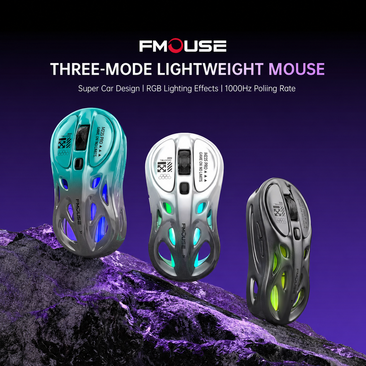 M235 Pro — Tri-Mode Lightweight Gaming FMouse