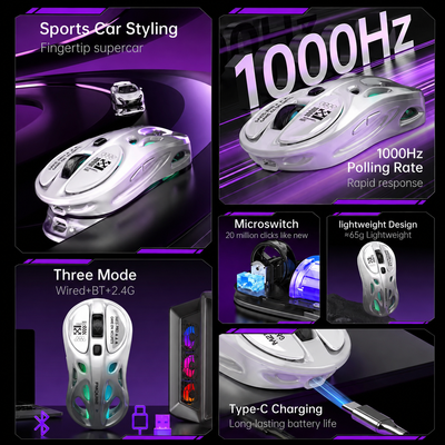 M235 Pro — Tri-Mode Lightweight Gaming FMouse