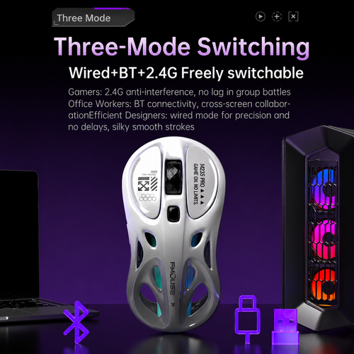 M235 Pro — Tri-Mode Lightweight Gaming FMouse